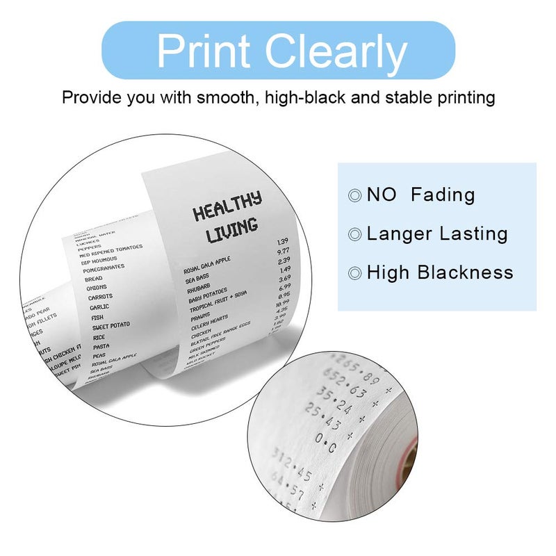 Bigger 24-Pack ERC30 ERC-30 ERC 30 34 38 B/R Compatible Cash Register Ink Ribbon Used for ERC38 NK506 TM-U220 M188B, BTP-M300, GRC-220BR SBR-275 (Black and Red) - Image 4